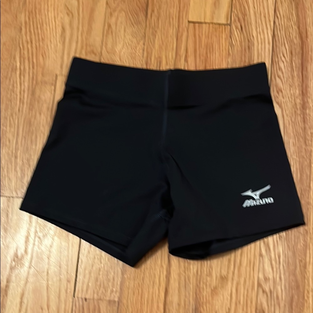 Mizuno Black Athletic Shorts Compression Style size XS